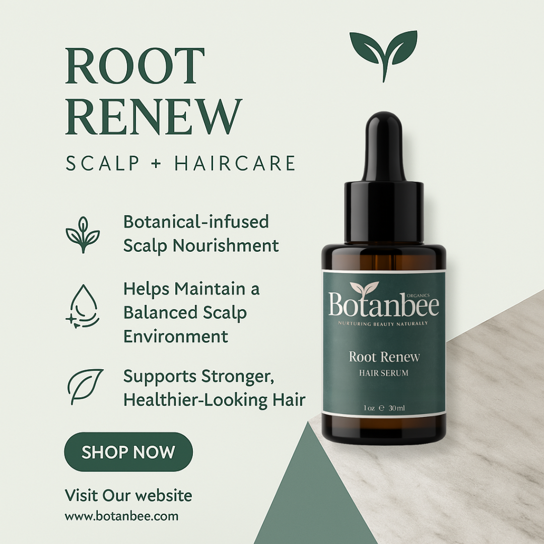 Root Renew Hair Growth & Scalp Serum – Stimulates Scalp, Strengthen Roots & Promotes Hair Growth Naturally