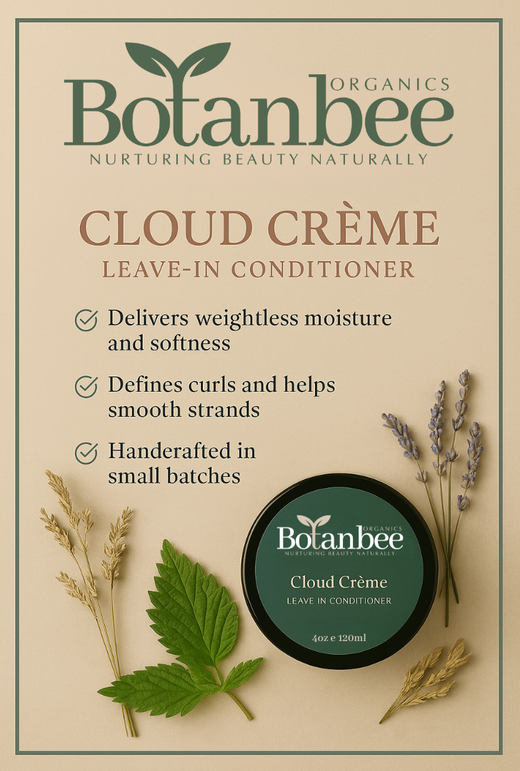 Cloud Crème Leave-In Conditioner for Strength & Shine – Hydrating Formula with Marshmallow Root  & Aloe