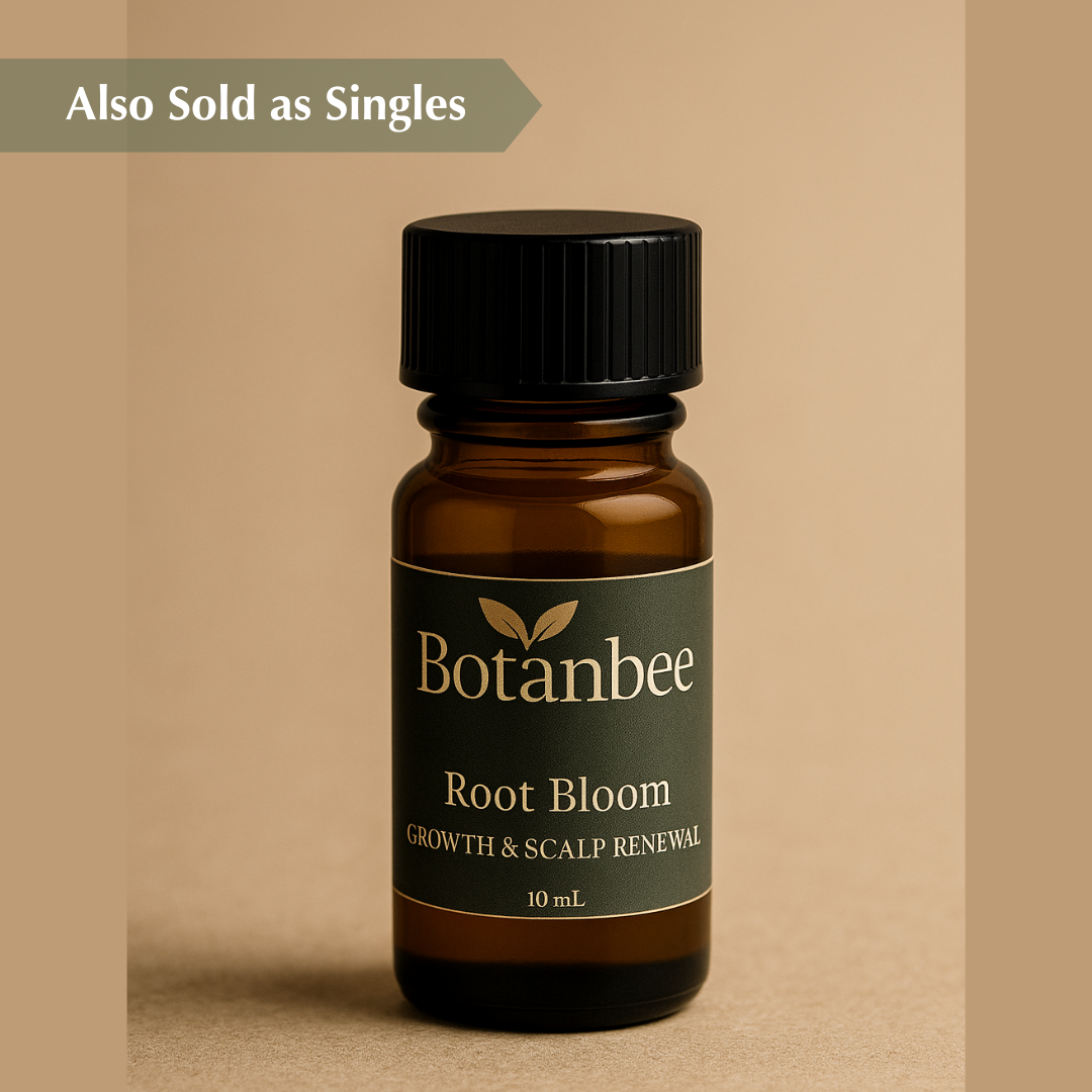 Botanbee Hot Oil Hair Treatment Ampoule Trio – Repair, Hydrate & Nourish | 3 Piece Natural Botanical Scalp & Hair Oil Set