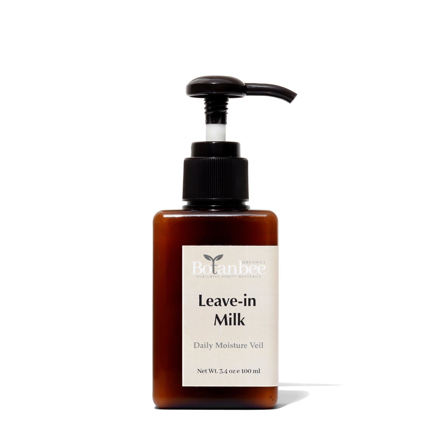 Hydrating Leave-In Hair Milk for Dry or Curly Hair – Mango Butter & Marshmallow Root Conditioner